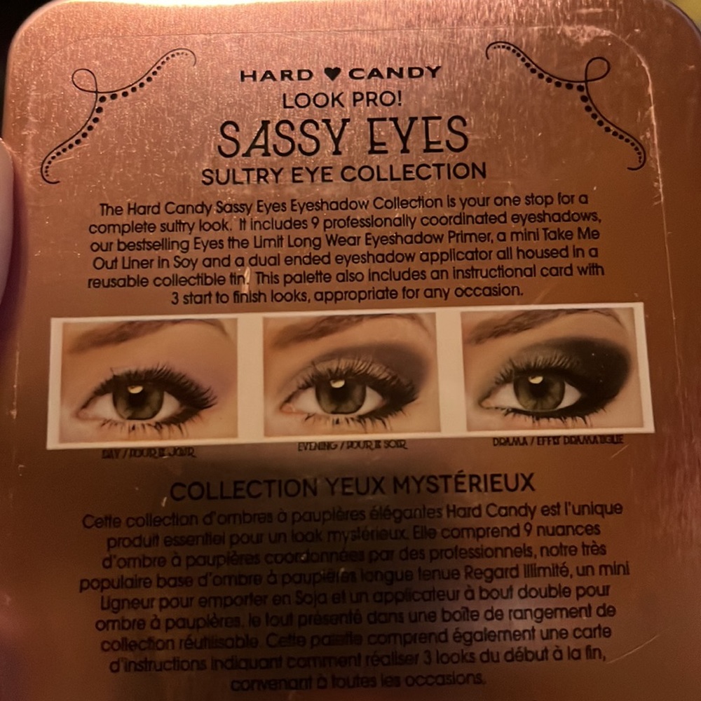 Hard Candy SASSY EYES Sultry Eyeshadow Palette NEW IN TIN - Picture 7 of 7